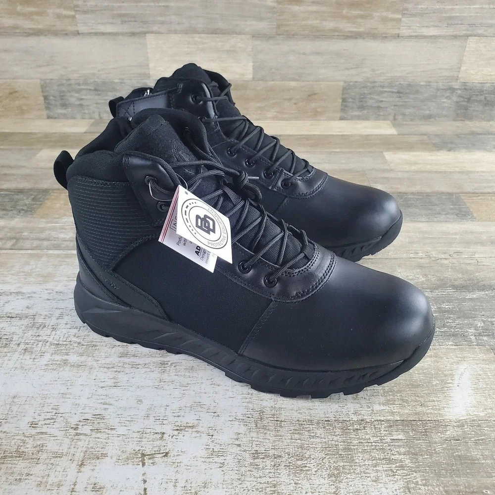 BD Protective Equipment BDX6 Waterproof Side Zip Tactical Boots Mens Sz 14